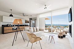 Paros Villa N° 2 B Wohnzimmer 3 Wohnzimmer 3 Paros Villa N° 2 B