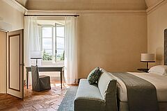 COMO Castello Del Nero Heritage Suite Schlafzimmer Heritage Suite Schlafzimmer COMO Castello Del Nero