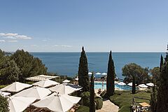 Italy - Tuscany The swimmingpool at Hotel Il Pellicano in Porto Ercole