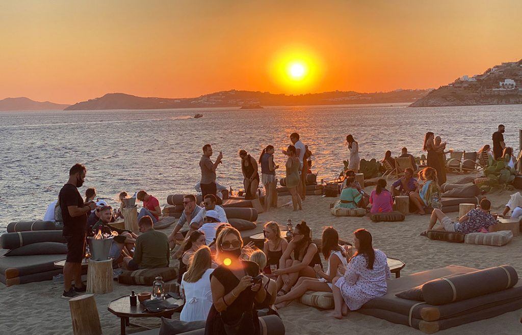 Sonnenuntergang am Strand