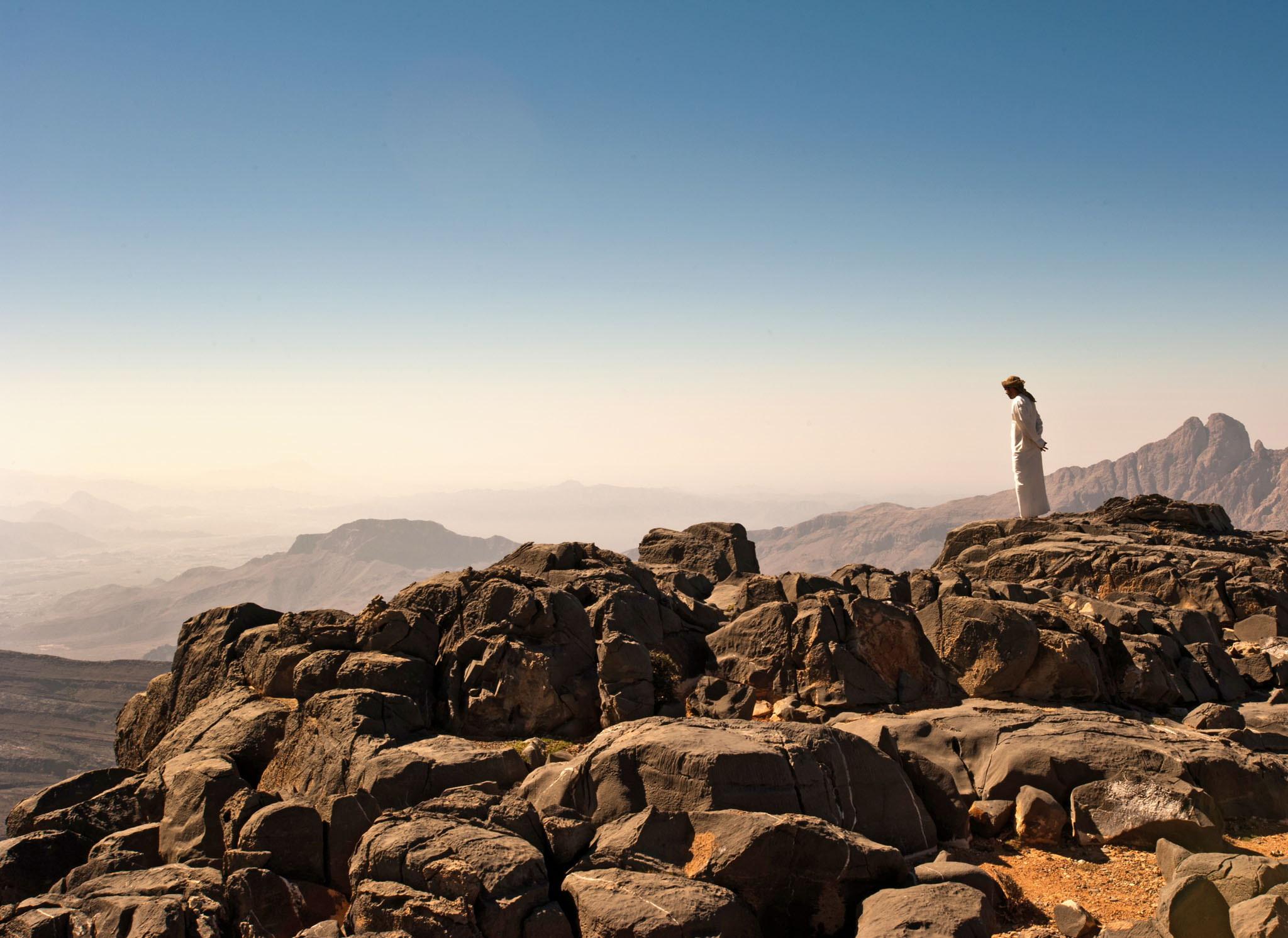 Blick von Omans höchstem Berg Jabal Shams © Ministry of Heritage & Tourism Sultanate of Oman