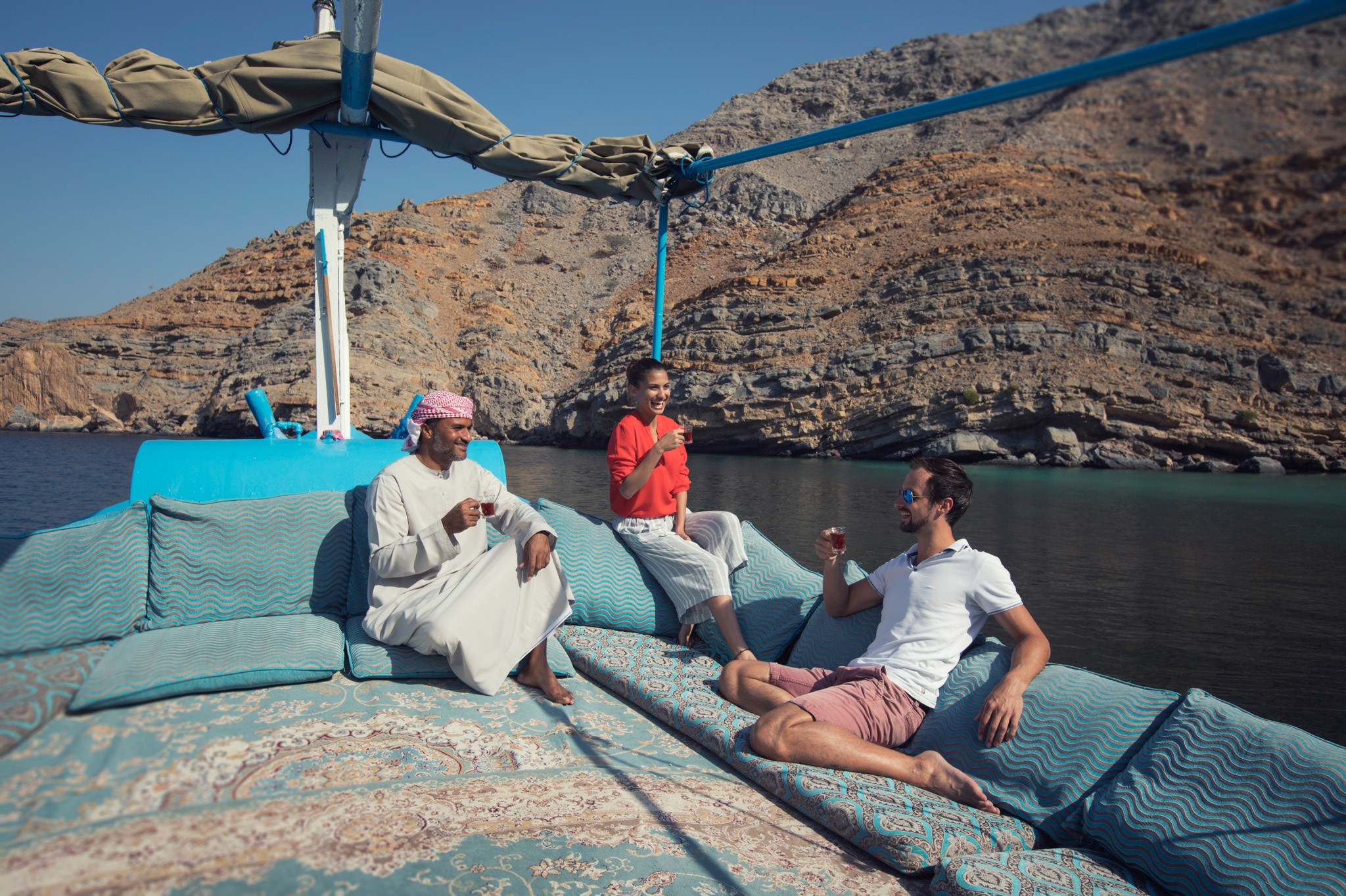 Bootsfahrt auf einer Dhau in Musandam © Ministry of Heritage & Tourism Sultanate of Oman-2