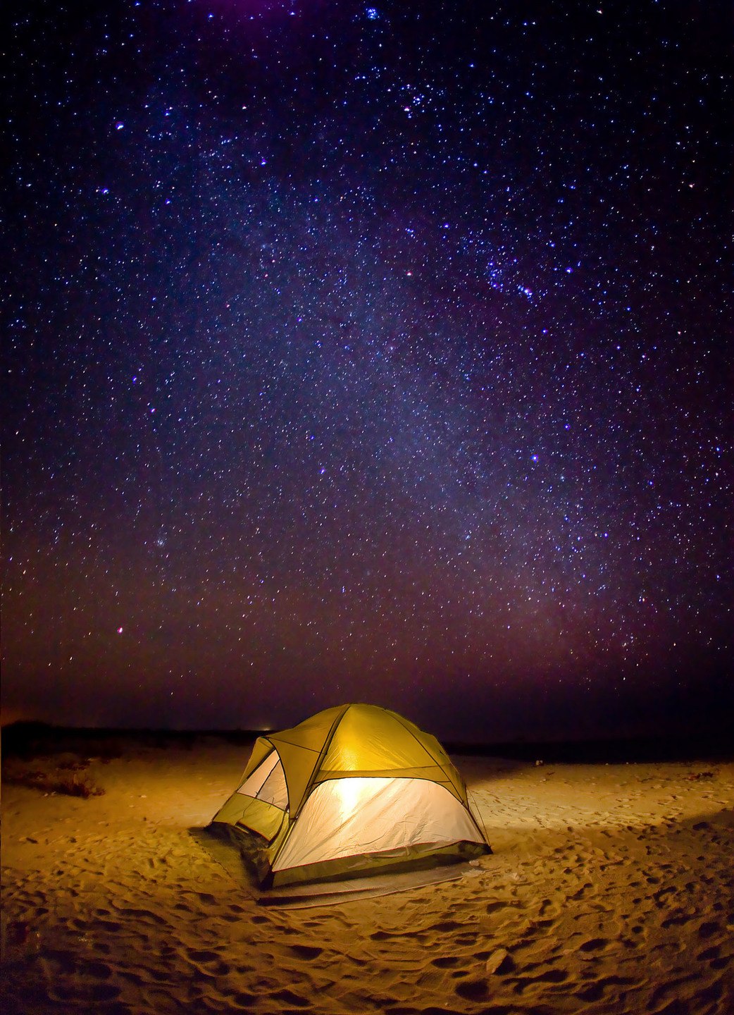 Eine Übernachtung in der Wüste eignet sich perfekt zur Sternenbeobachtung © Ministry of Heritage & Tourism Sultanate of Oman