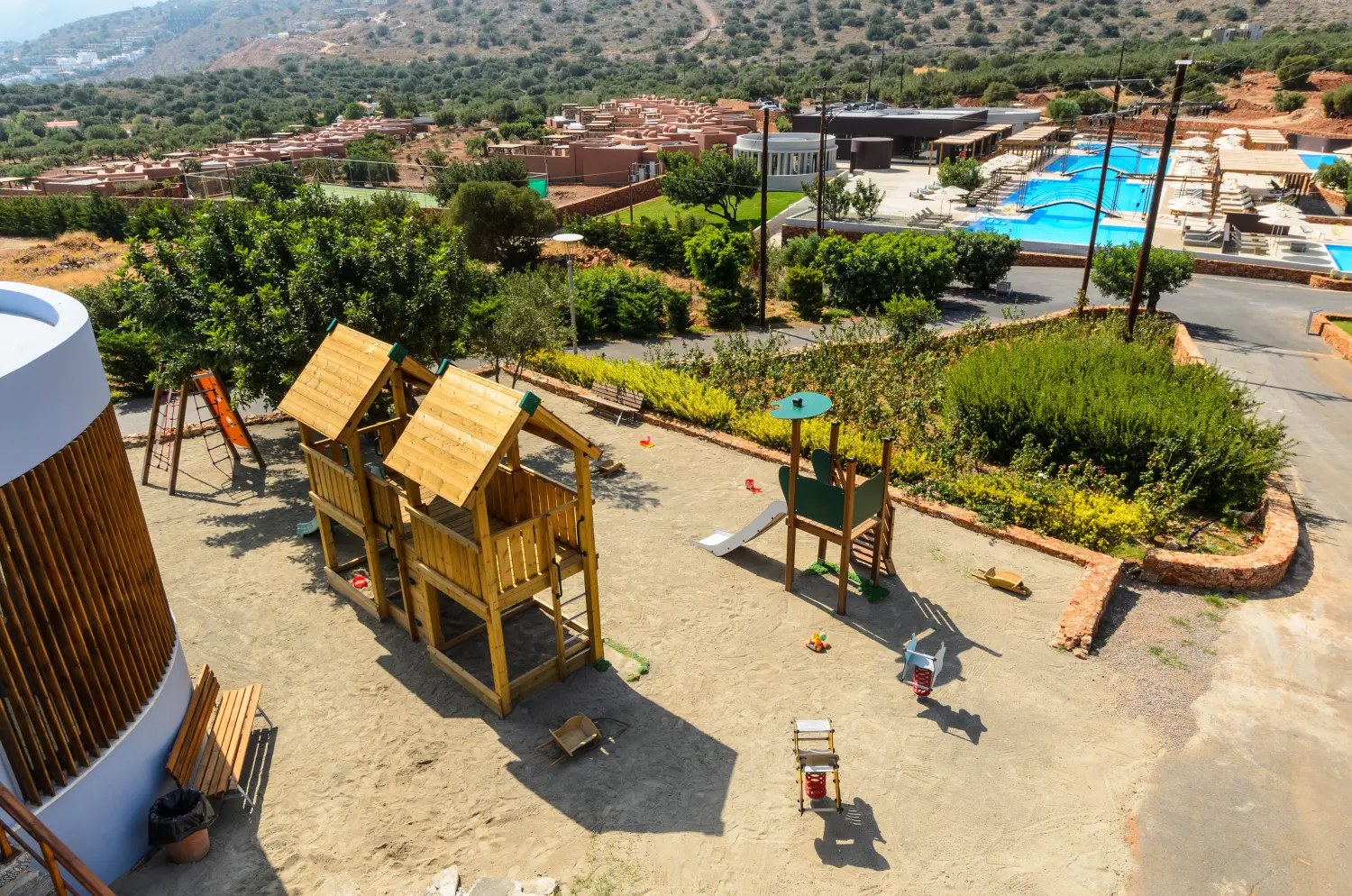 Spielplatz Sommerurlaub Familienurlaub Domes of Elounda Kreta