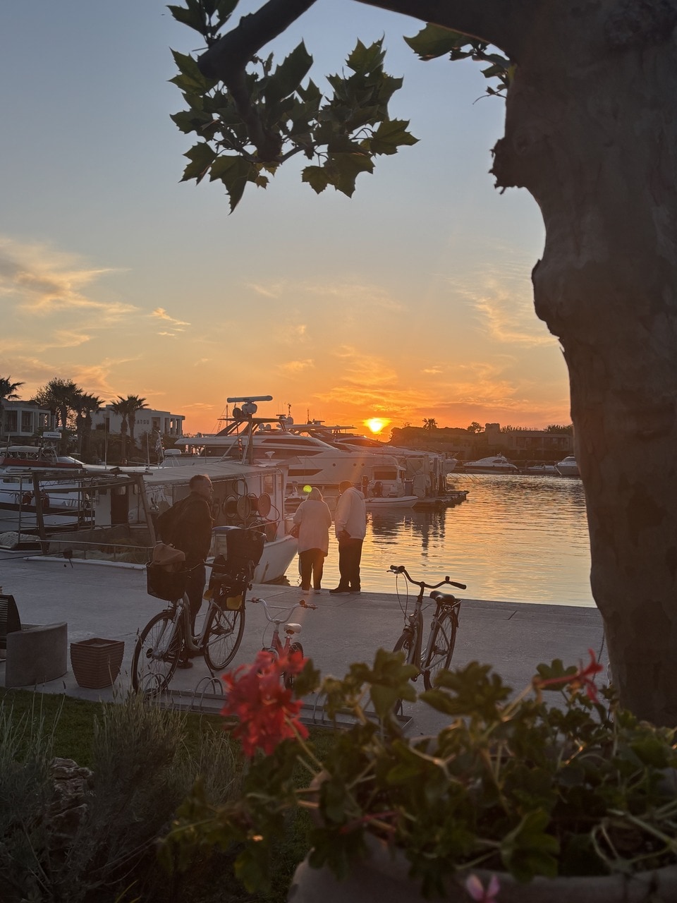 Sonnenuntergang im Sani Resort Chalkidiki
