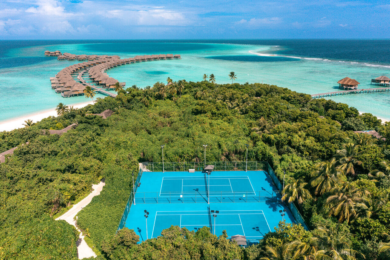 Tennis auf den Malediven Vakkaru