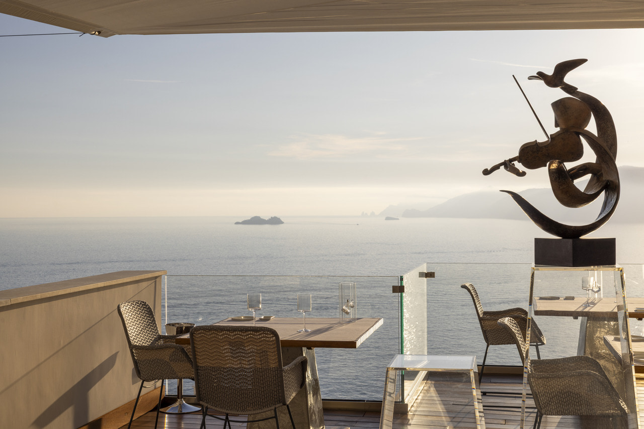 Michelin-starred restaurant, Un Piano Nel Cielo.